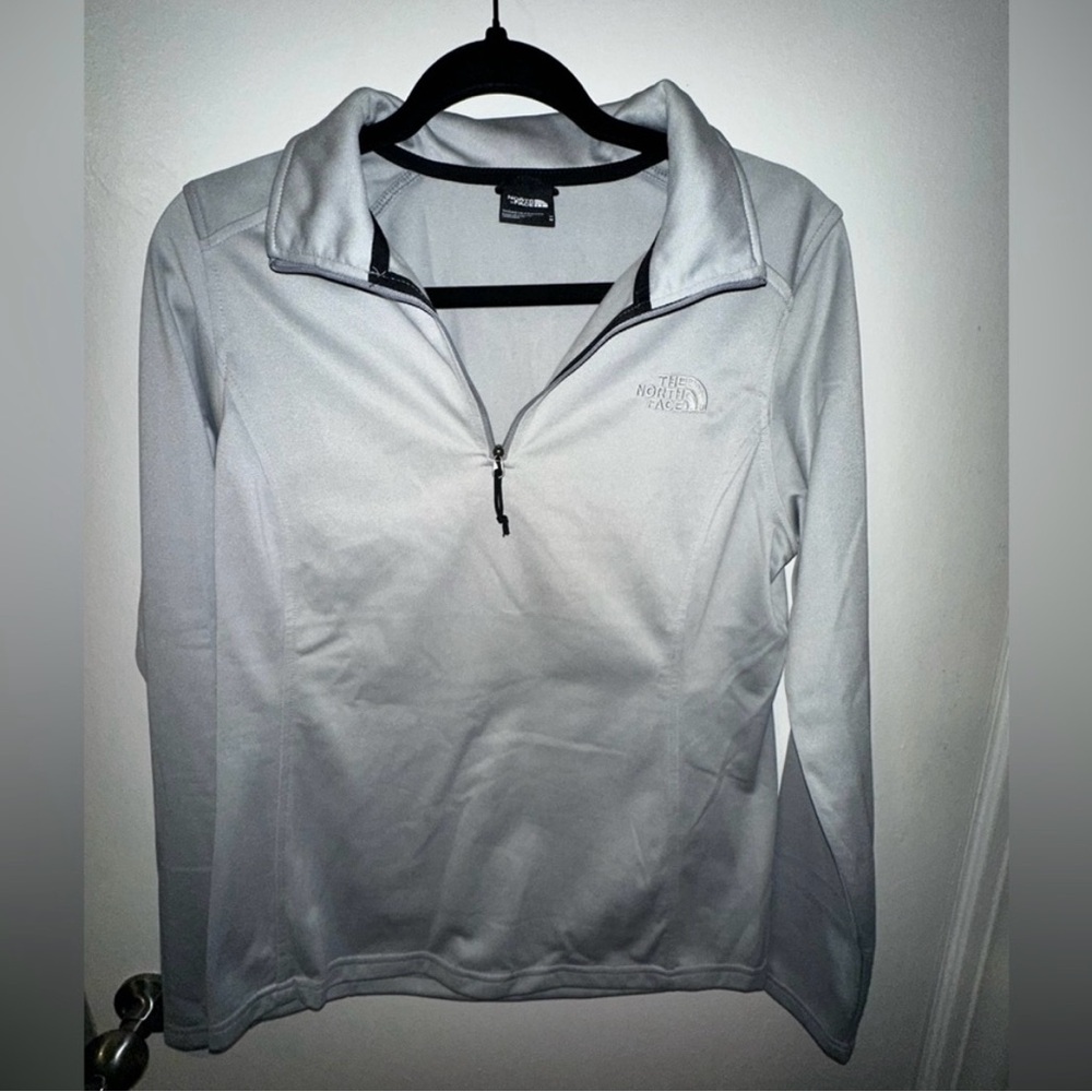 The North Face Gray Quarter-Zip Pullover
